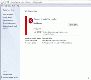 Aggiornamento-Windows-10-Errore-C190011F