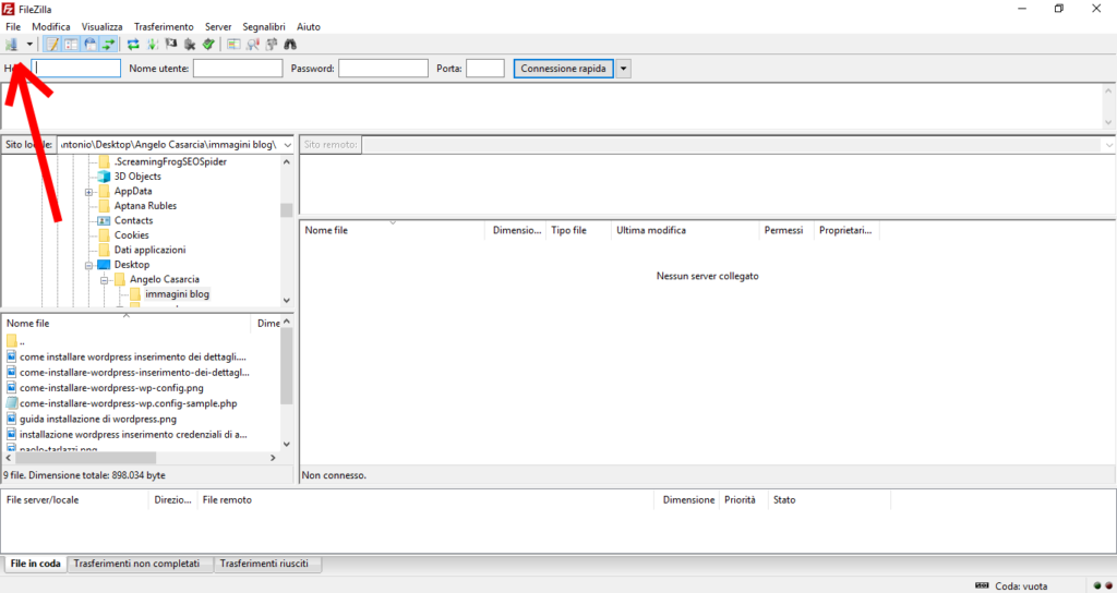 come-configurare-wordpress-su-file-zilla