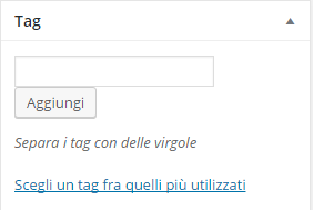 cosa sono i wordpress tag