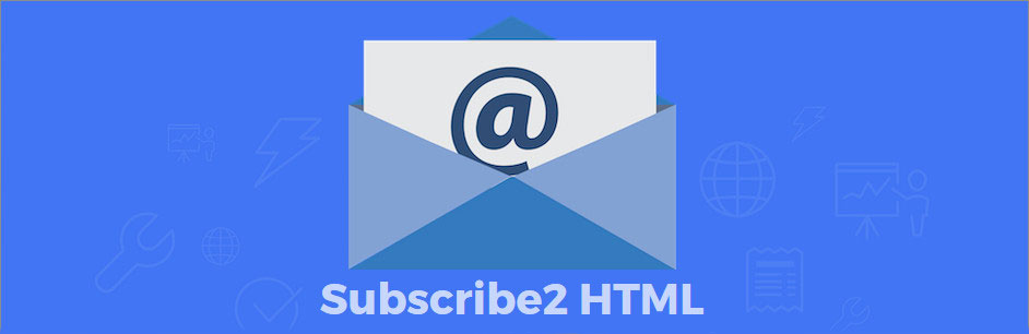 Logo di Subscribe2 HTML.