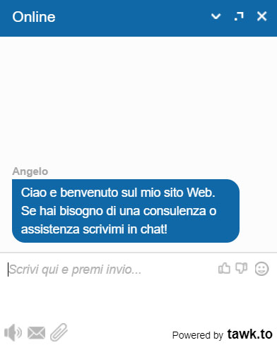 Live Chat angelocasarcia.it