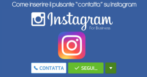 Come inserire il pulsante contatta su Instagram