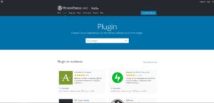 Schermata plugin di wordpress.org