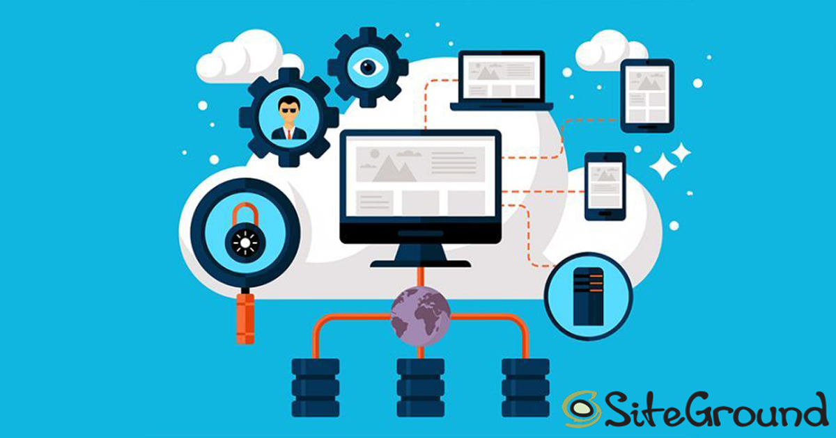 Web hosting di Siteground.