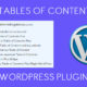 Tables of Content Plugin Wordpress