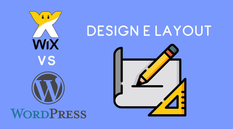 Wix vs WordPress : design e layout