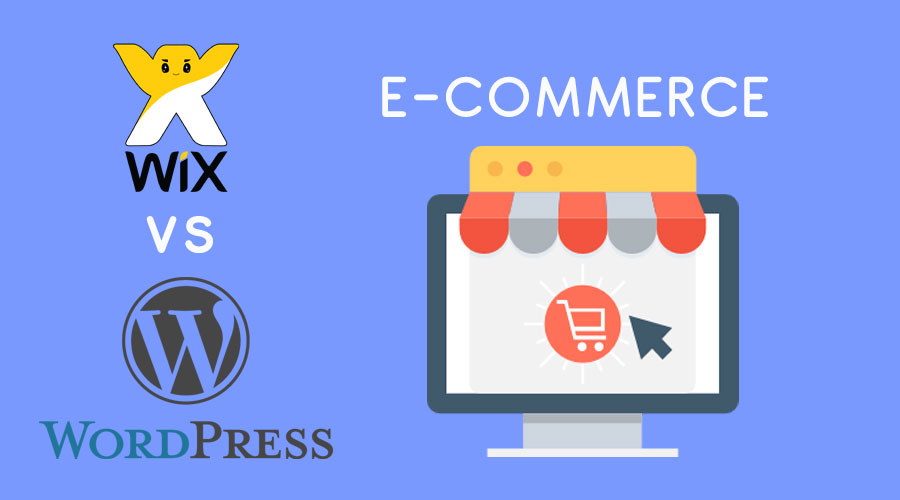 Wix vs WordPress : e-commerce