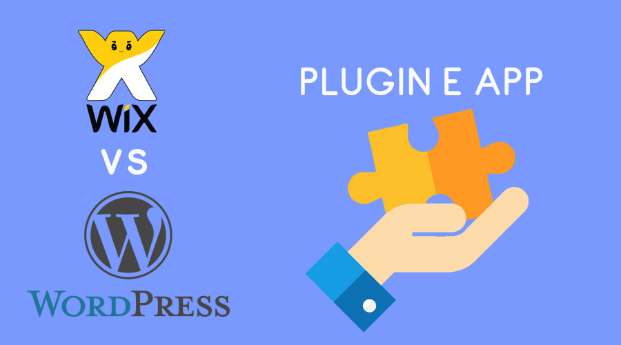 Wix vs WordPress : plugin e app