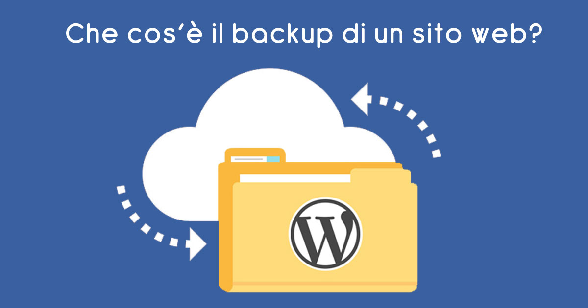 Che cos'è il backup di un sito web?