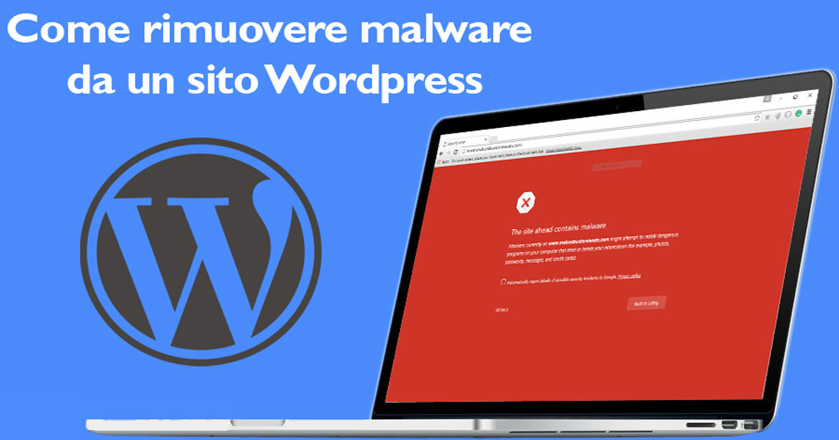 Rimuovere malware da un sito WordPress