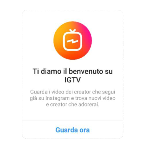 Come utilizzare IGTV per il tuo business : benvenuto su IGTV