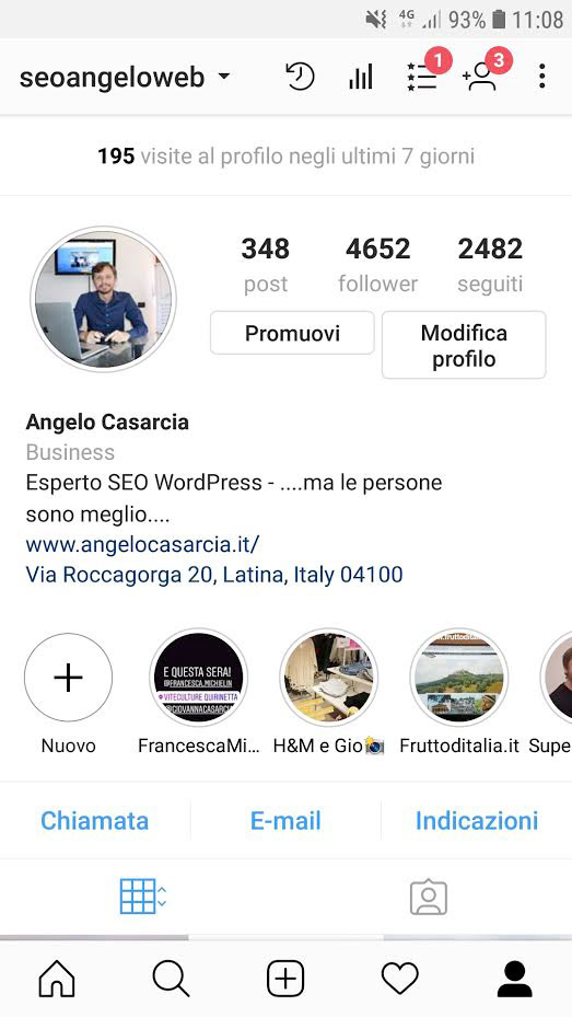 Come Ottenere Un Profilo Instagram Business Esperto Seo Wordpress