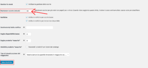 Risoluzione "tempo limite raggiunto" su WooCommerce: pannello impostazioni WooCommerce